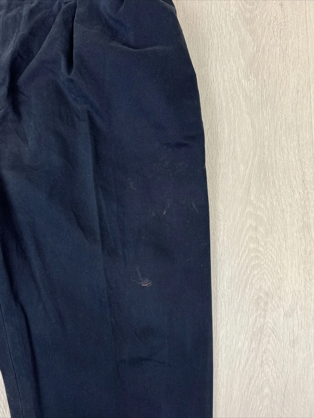 Polo Ralph Lauren Mens Blue Ethan Chino Pants Size 38 x 30 (Bleach marks)