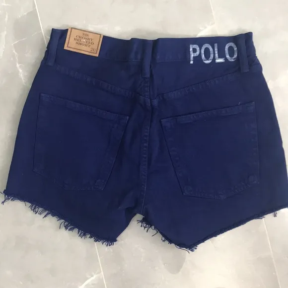 Polo Ralph Lauren The Crosby Relaxed Shorts Cotton Blue Women’s