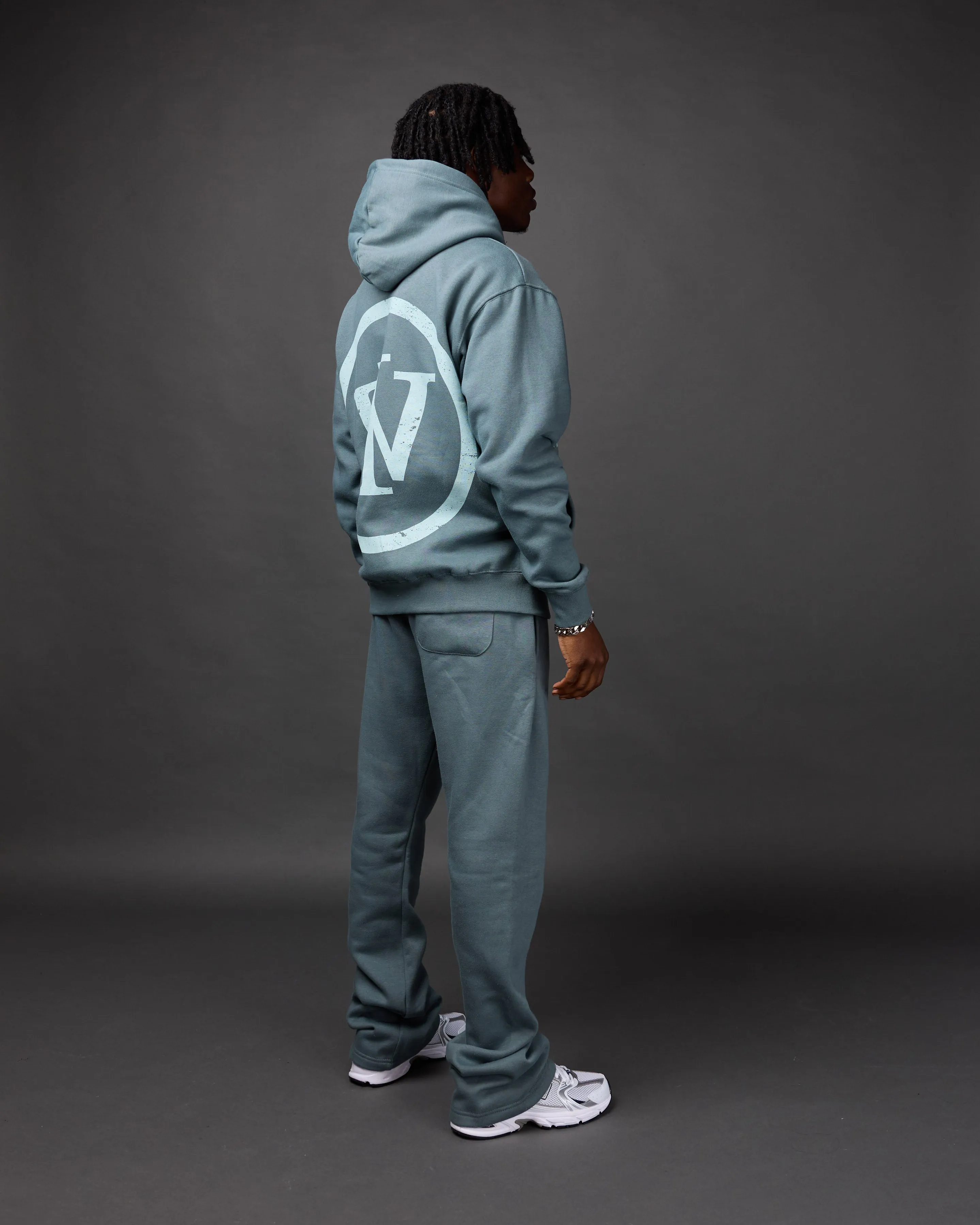 "Member" Flare Stacked Set (Seagreen)