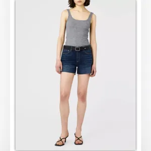 Rag &amp; Bone 3.5&quot; Dre Aster Dark Wash Cut Off Low Rise Comfort Stretch Shorts 33