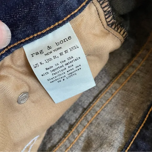 Rag &amp; Bone distressed denim shorts 31