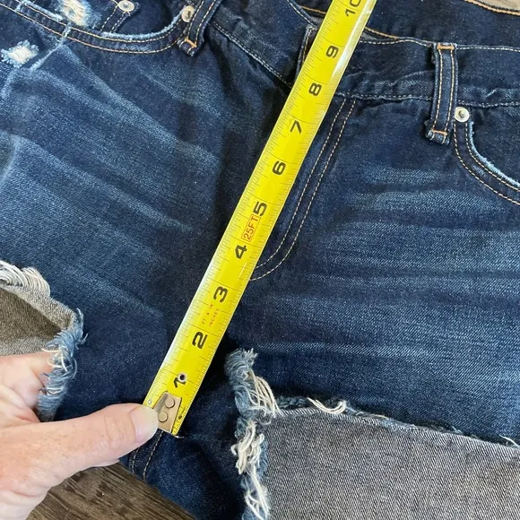 Rag &amp; Bone distressed denim shorts 31