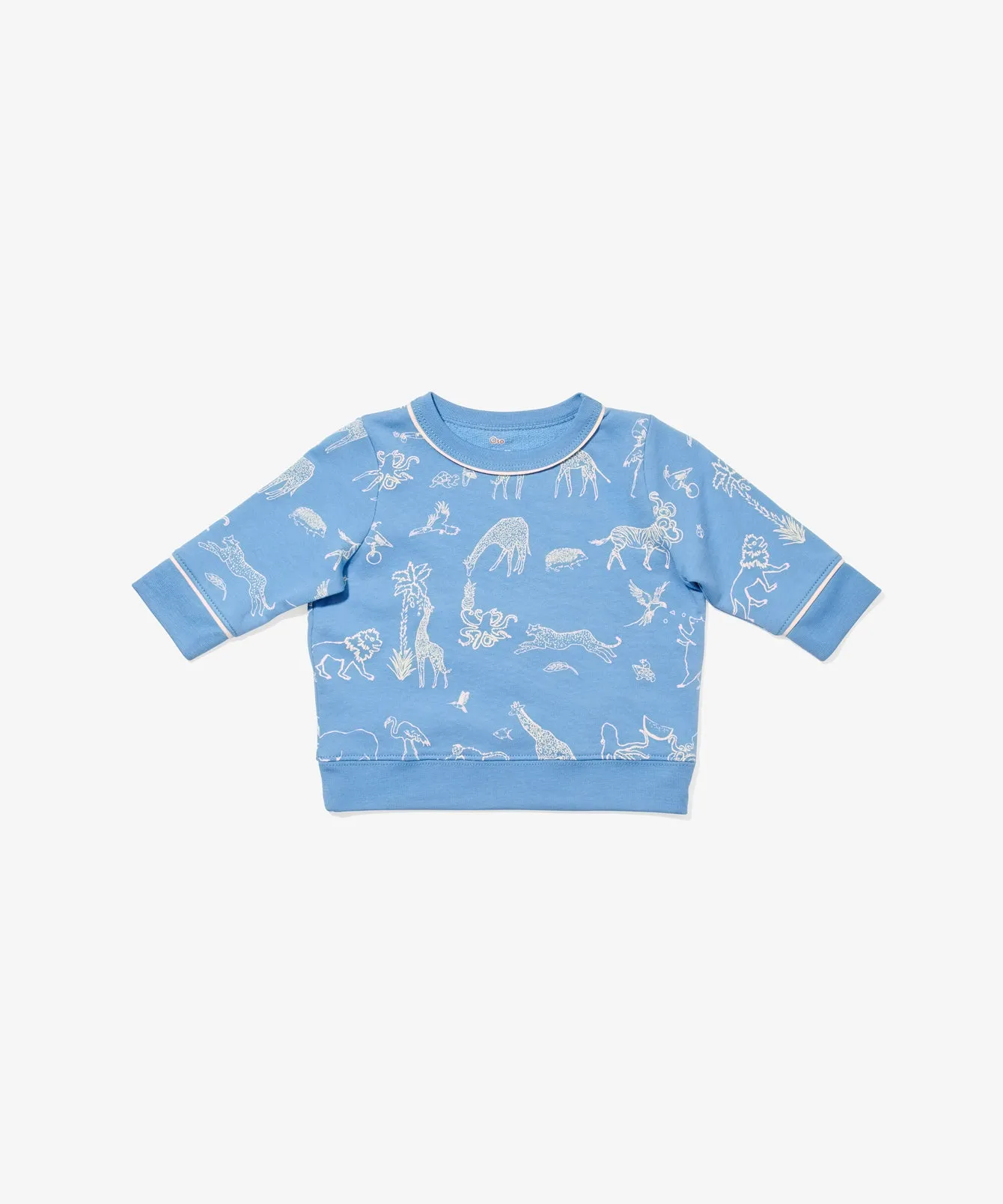 Remy Baby Sweatshirt, Ocean Animal Parade
