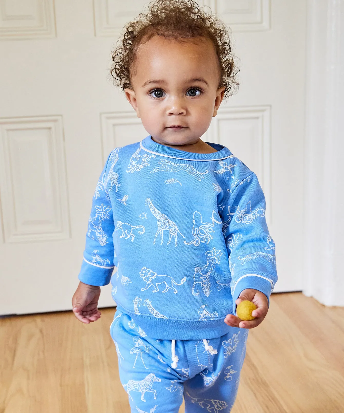 Remy Baby Sweatshirt, Ocean Animal Parade