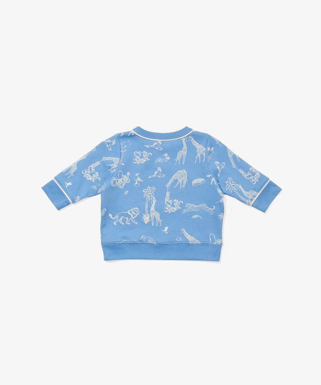 Remy Baby Sweatshirt, Ocean Animal Parade