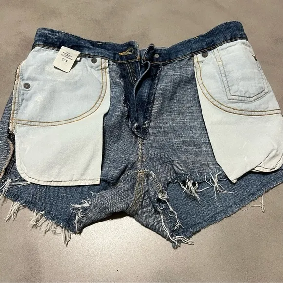 RL DENIM &amp; SUPPLY Cutoff Jean Shorts