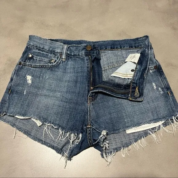 RL DENIM &amp; SUPPLY Cutoff Jean Shorts
