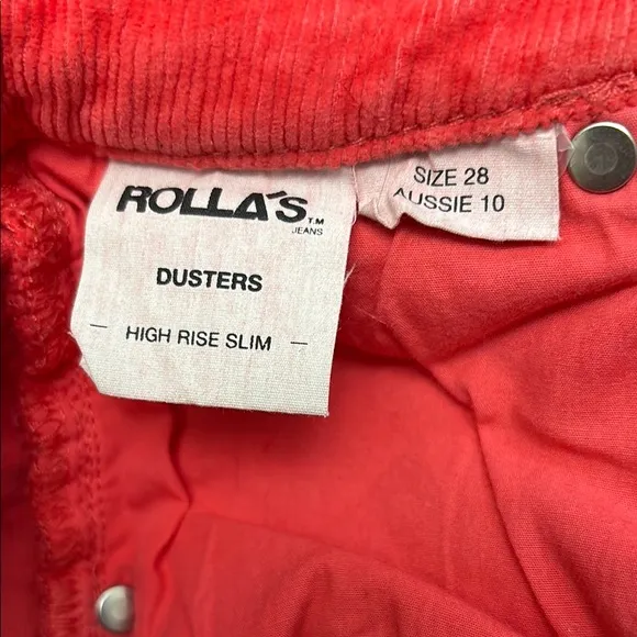 ROLLA'S Poppy Corduroy Duster Shorts Size 28