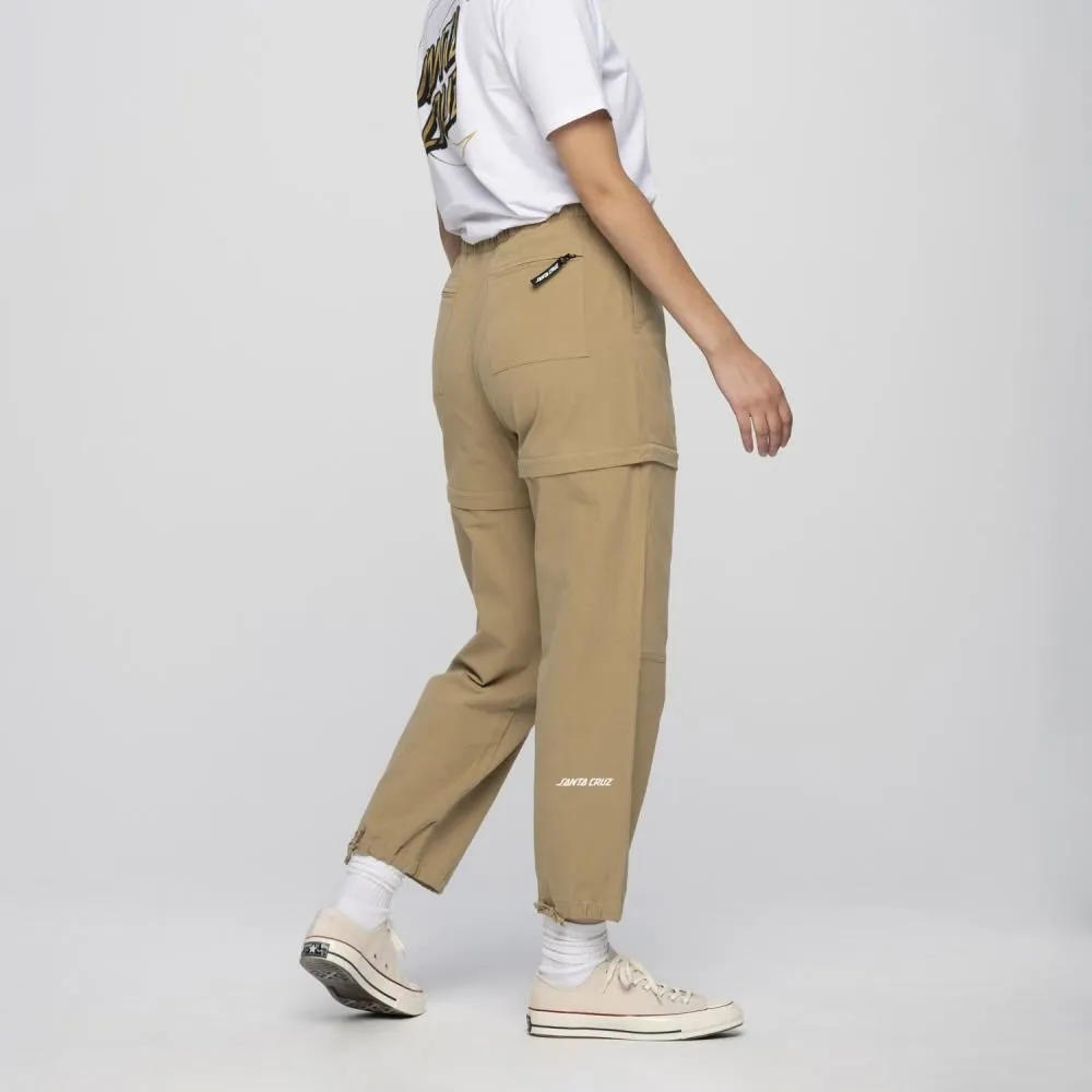Santa Cruz Womens Pant Strip 2 in 1 Pant - Fawn