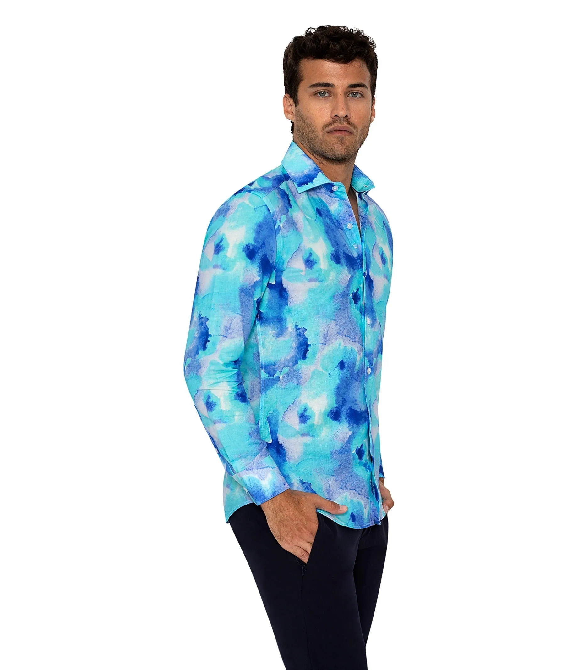 SANTIAGO WATERCOLOR SHIRT