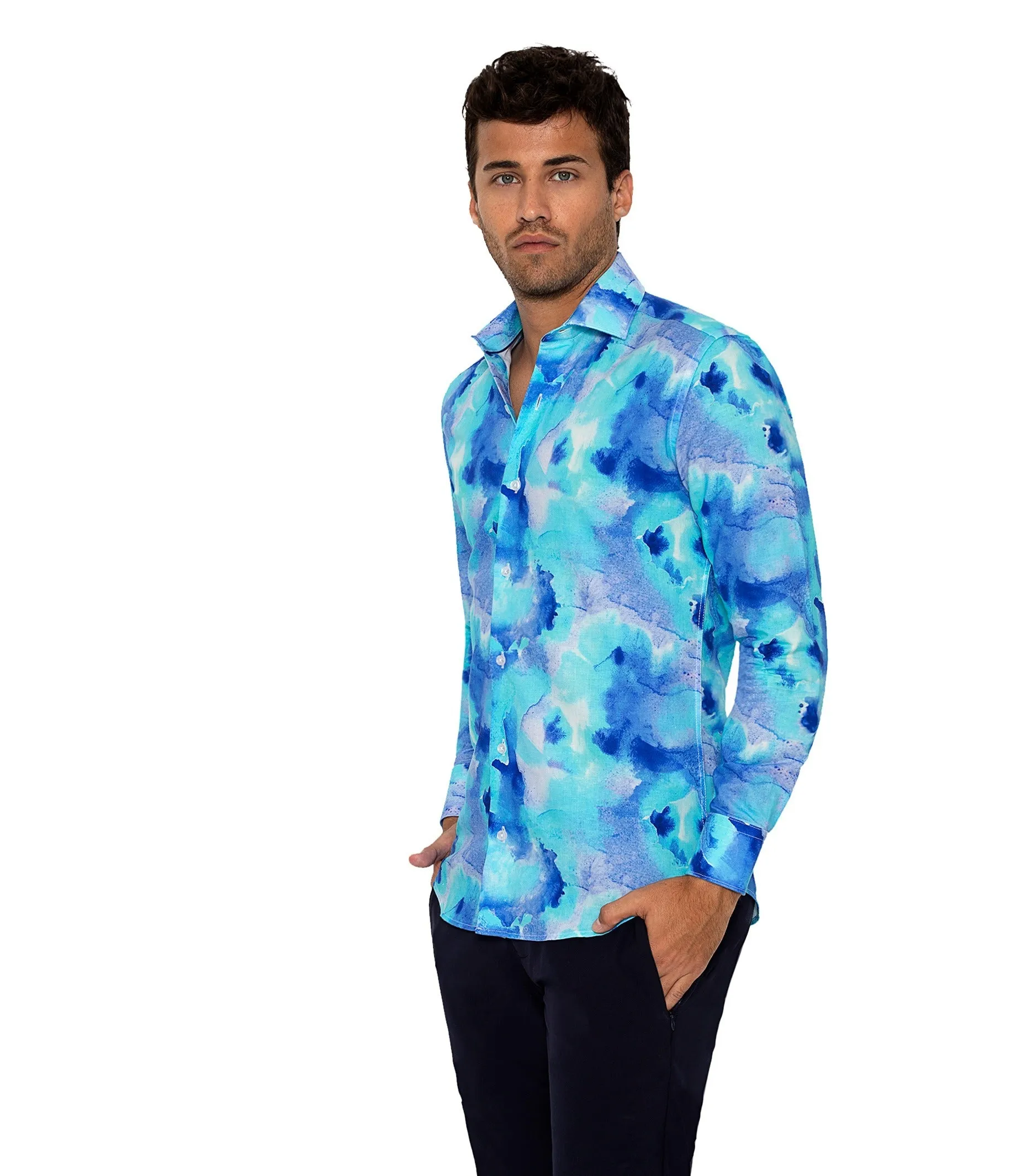 SANTIAGO WATERCOLOR SHIRT