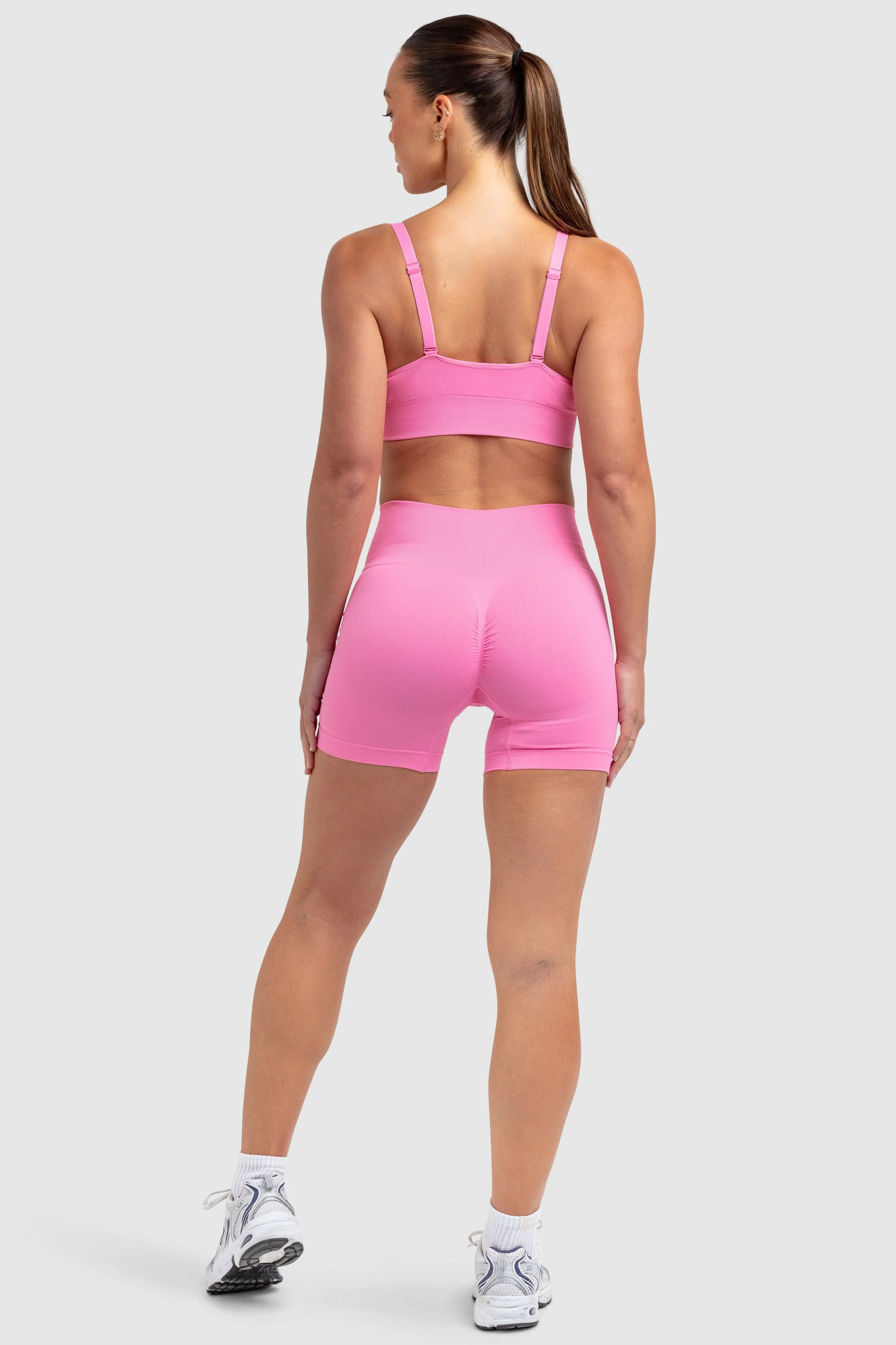 Scrunch 2 Seamless Crop - Bubblegum Pink