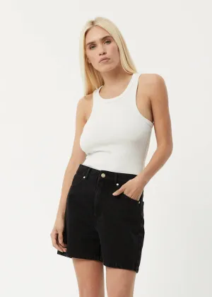 Seventy Three's Organic Denim High Waisted Shorts