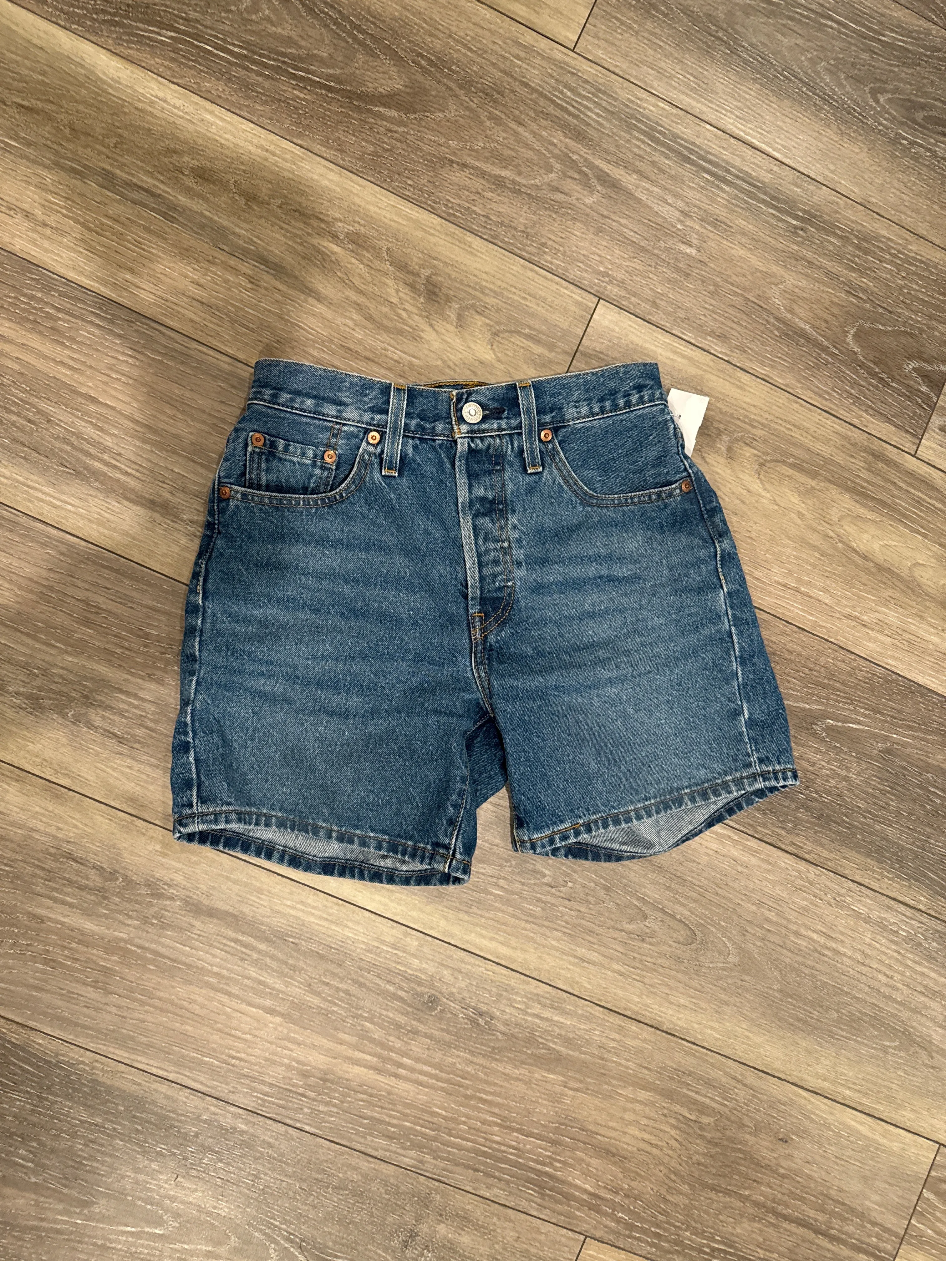Shorts By Levis In Blue Denim, Size: 0