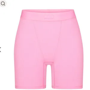 Skims Cotton Candy Pink Boxer Shorts Ribbed NWT