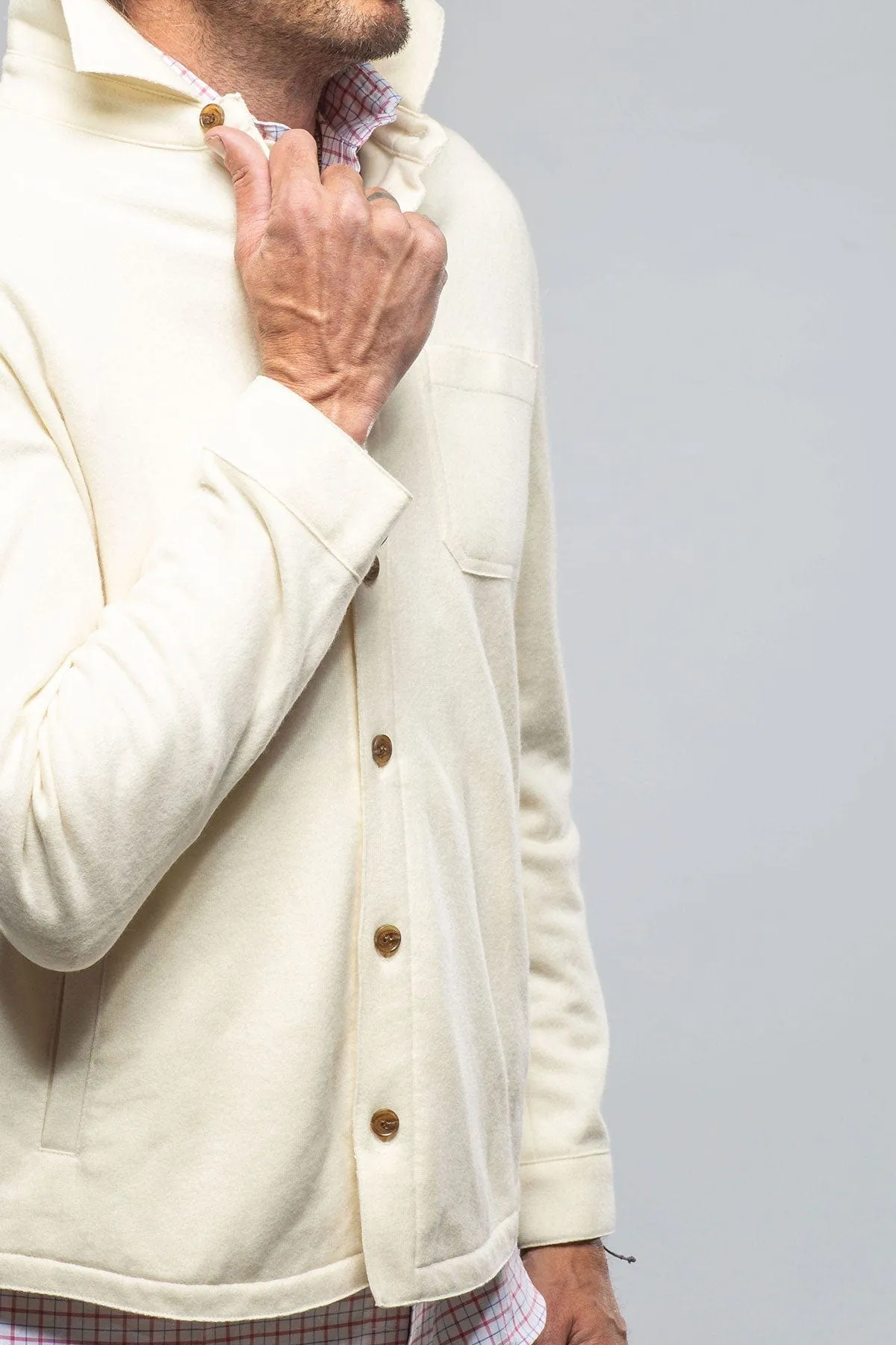 Sooter Cashmere Shirt in White