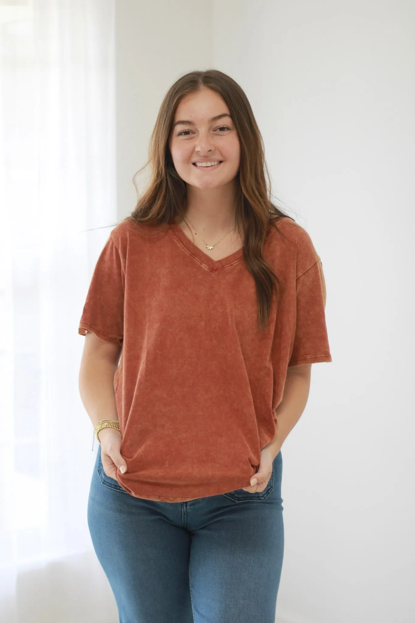 Spice Rack Tee in Rust