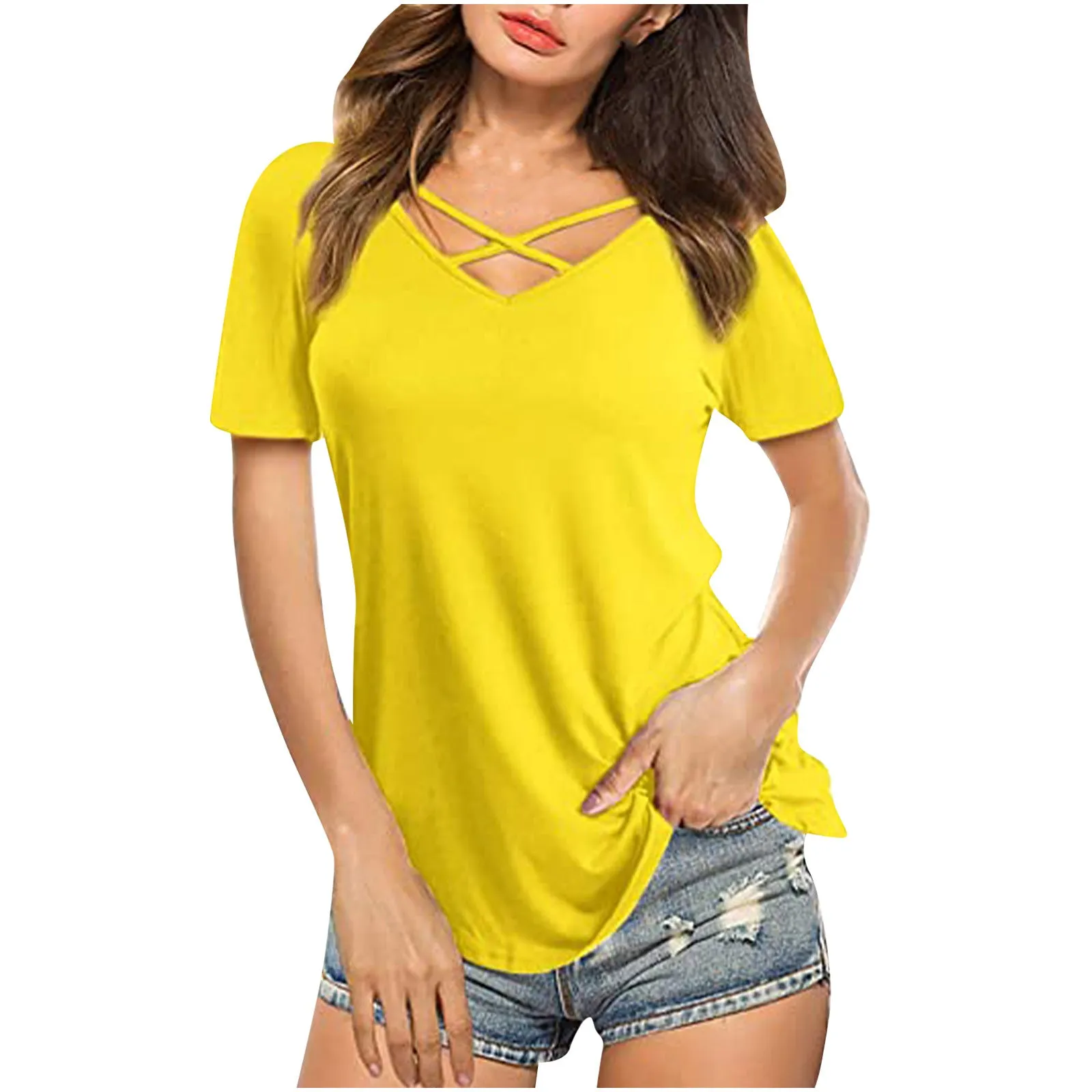 SS V-NECK SHIRT