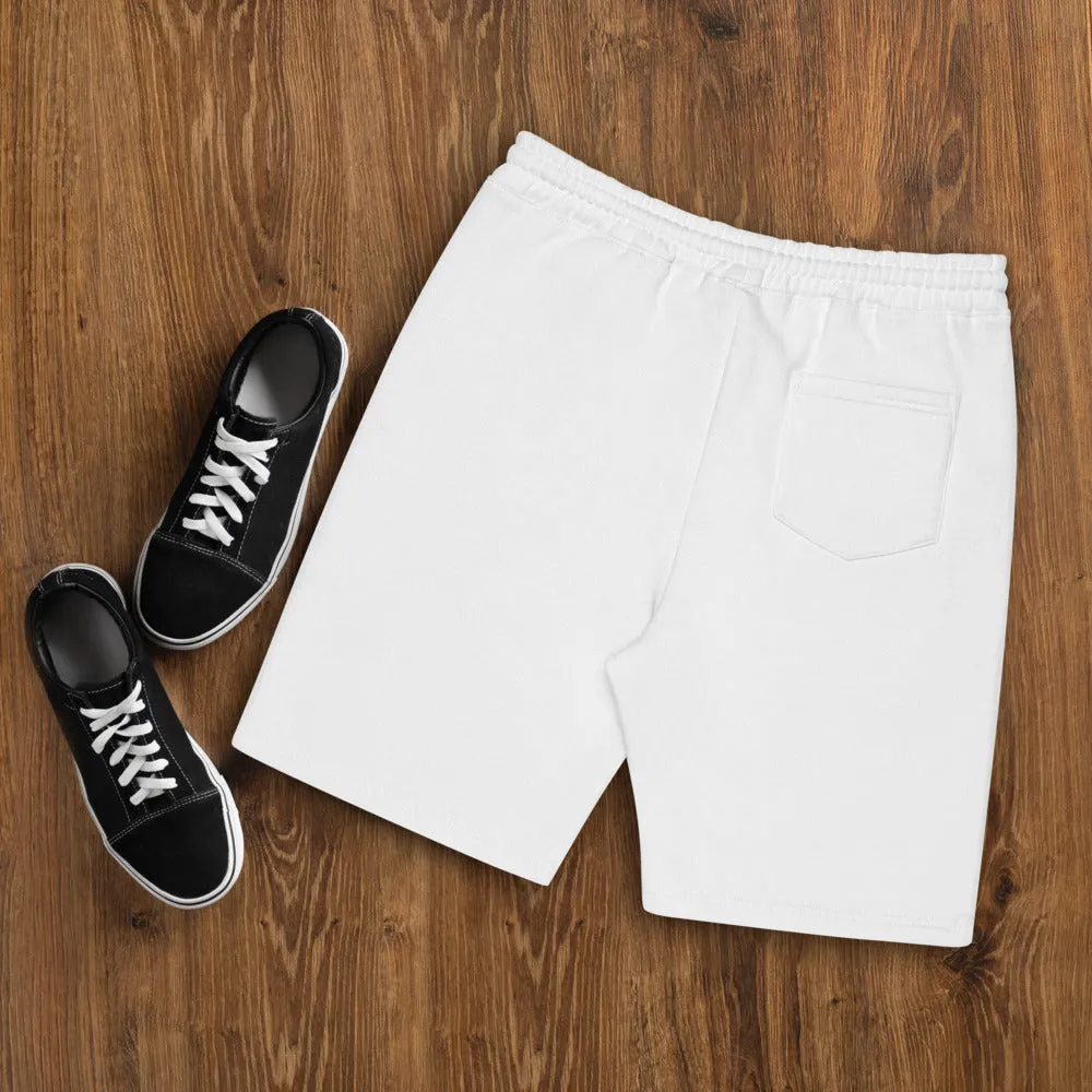 Stash Me - Ghost fleece shorts
