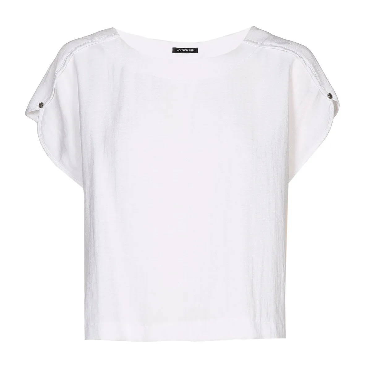 STRAIGHT LINEN TOP