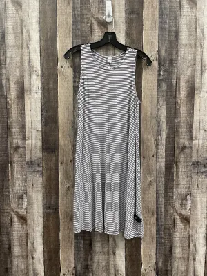 Striped Pattern Dress Casual Short Old Navy, Size M