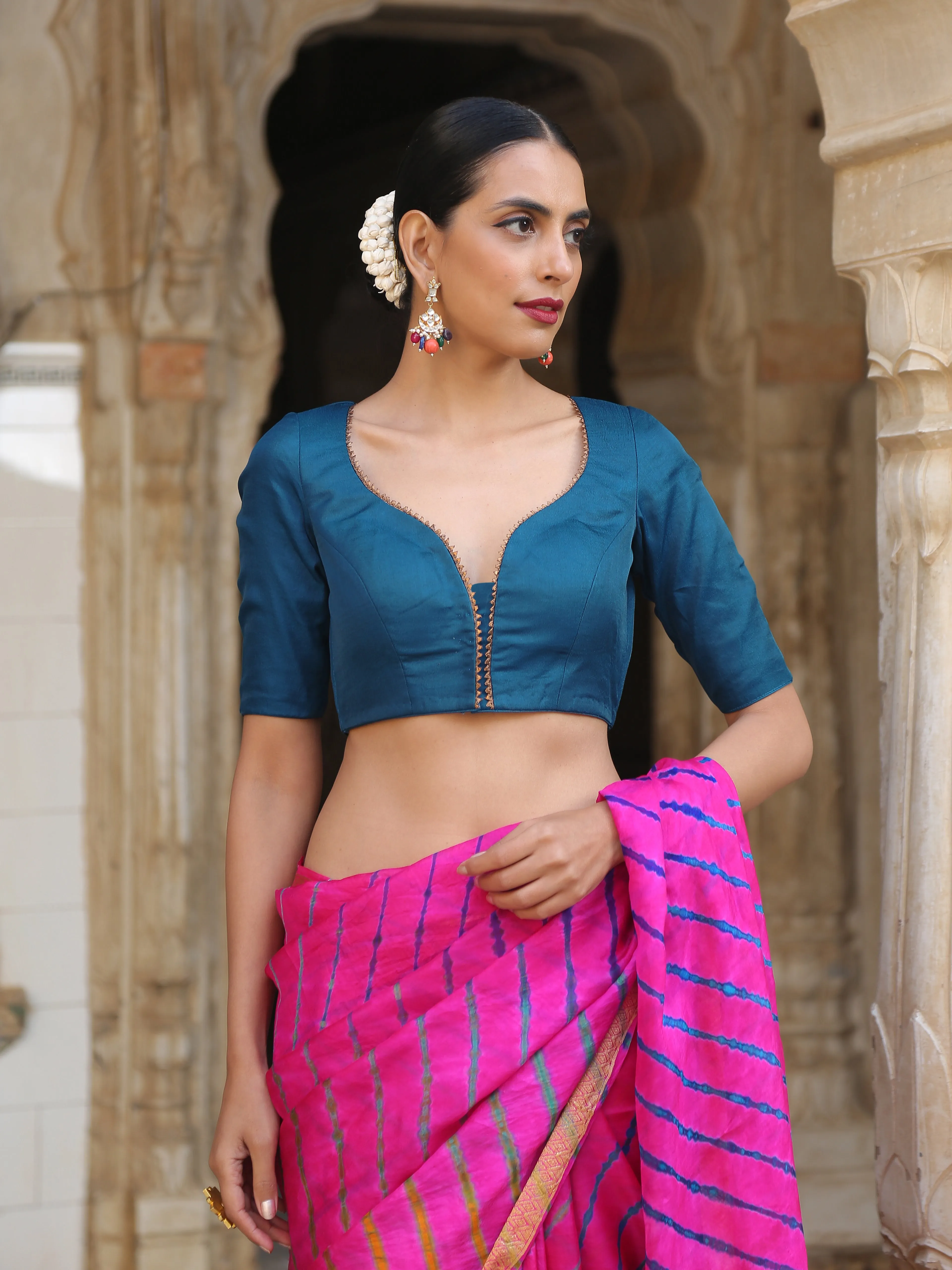 Sweet Heart Plunge Blouse