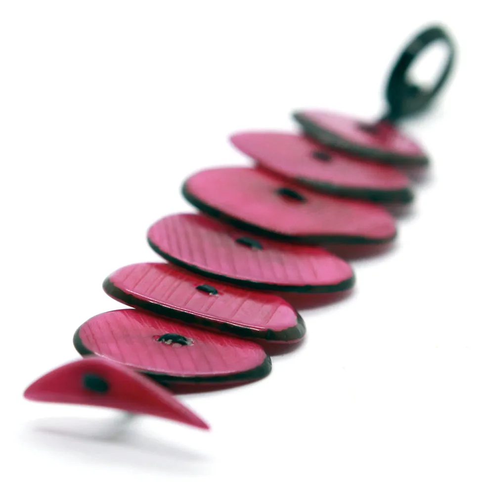 Terra: Deep-Purple Tagua Bracelet
