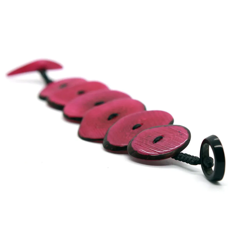 Terra: Deep-Purple Tagua Bracelet
