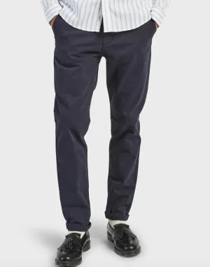 The Academy Brand Mens Navy Cooper Slim Chino Pants Size 38 (New)
