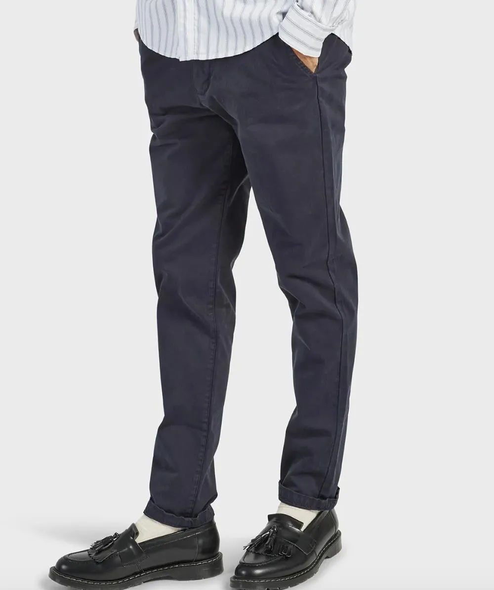 The Academy Brand Mens Navy Cooper Slim Chino Pants Size 38 (New)