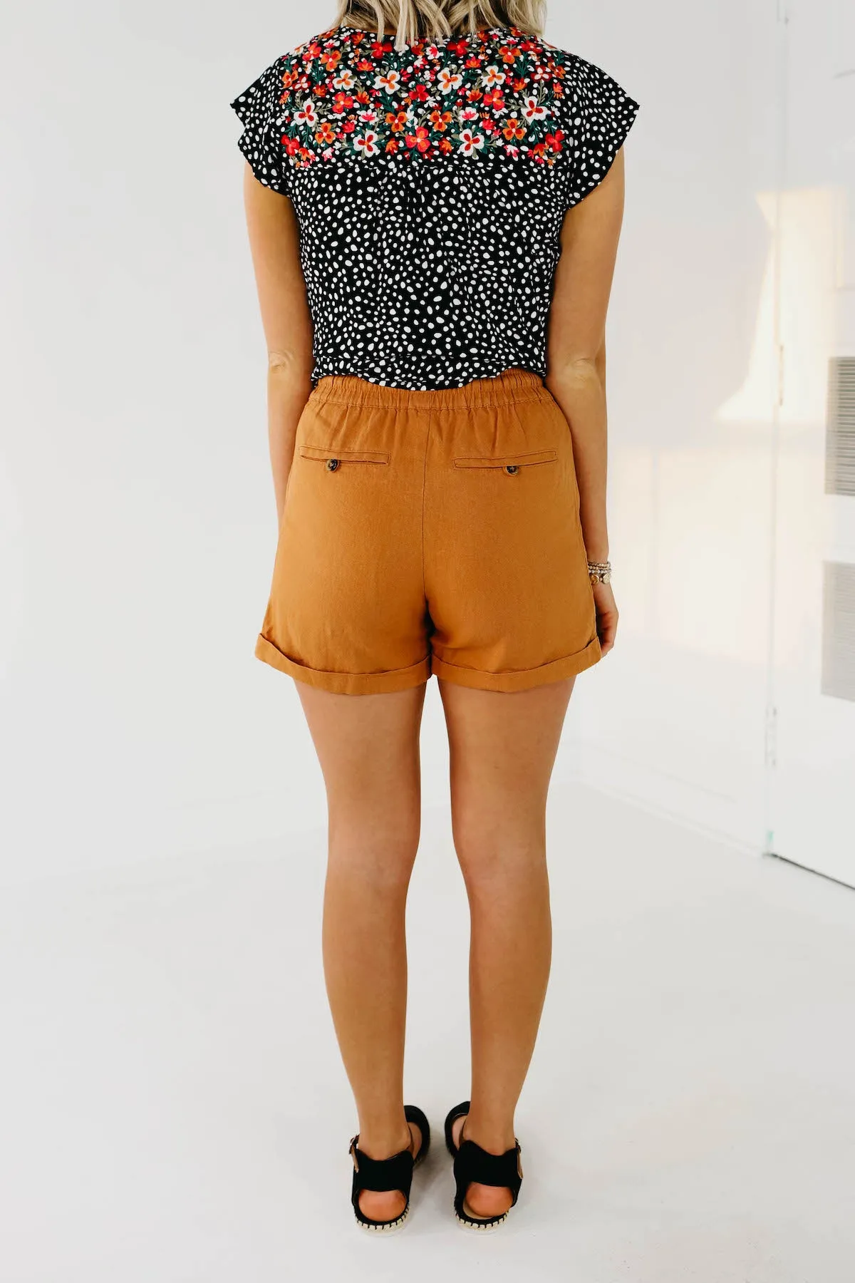 The Misty Tie Front Shorts