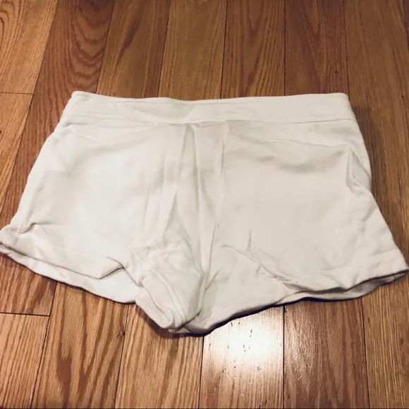 Tory Burch white drawstring shorts