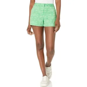 Trina Turk Corbin 2, 'Cara Cara Herringbone' Print Shorts, Vert Green