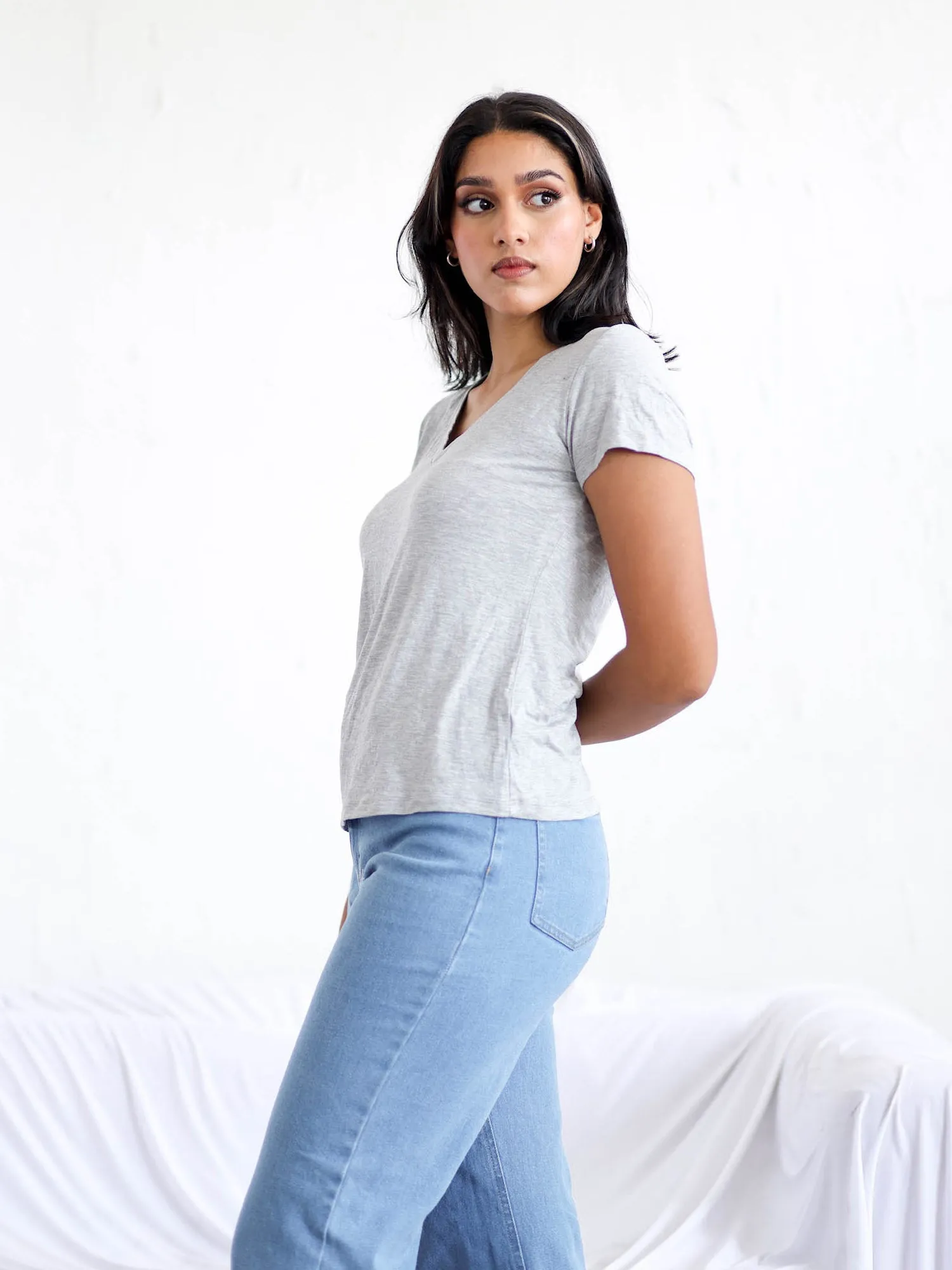 V- Neck Basic T-Shirt