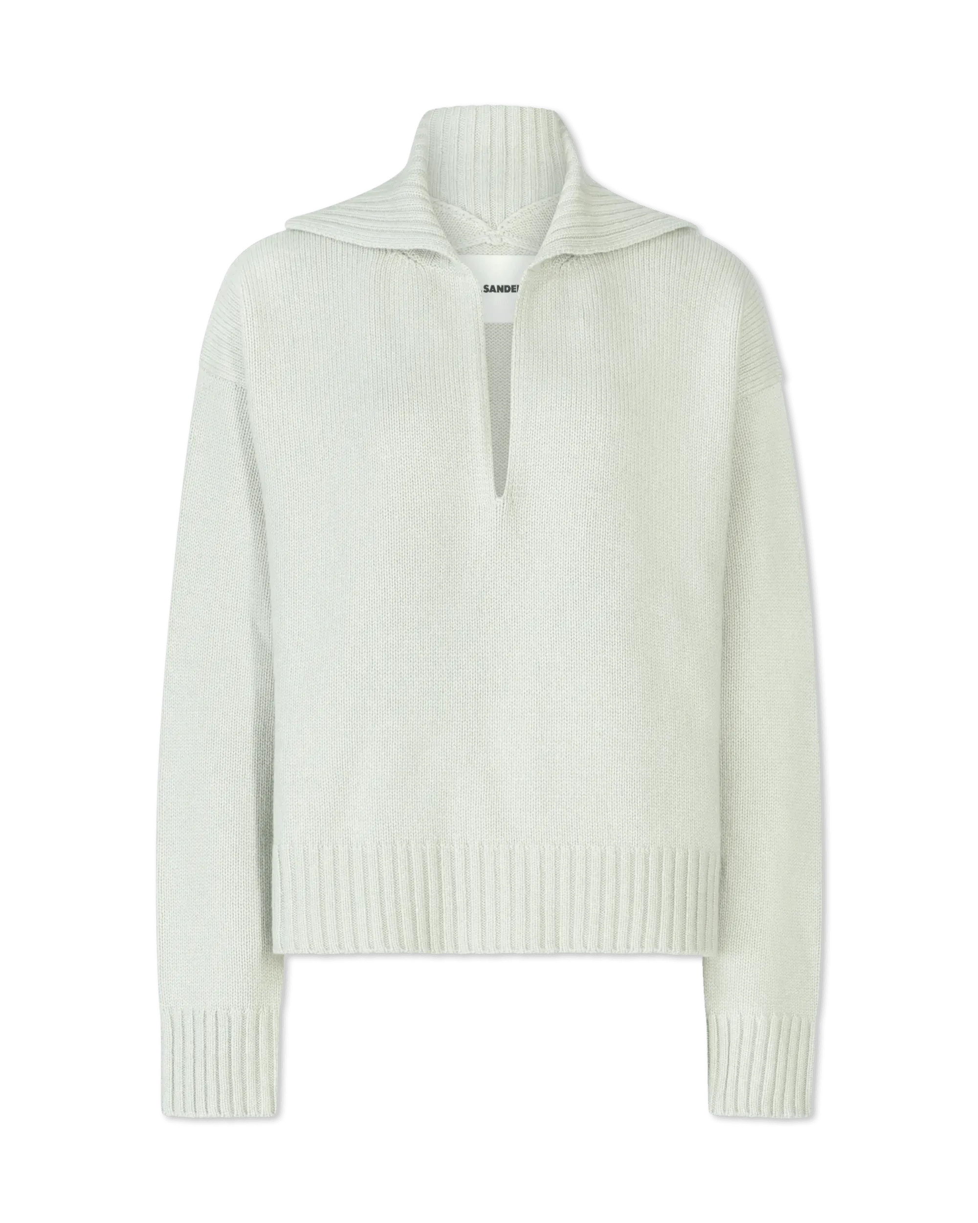 V-Neck Collar Long Sleeve Sweater
