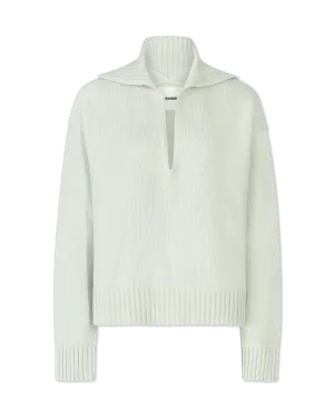 V-Neck Collar Long Sleeve Sweater