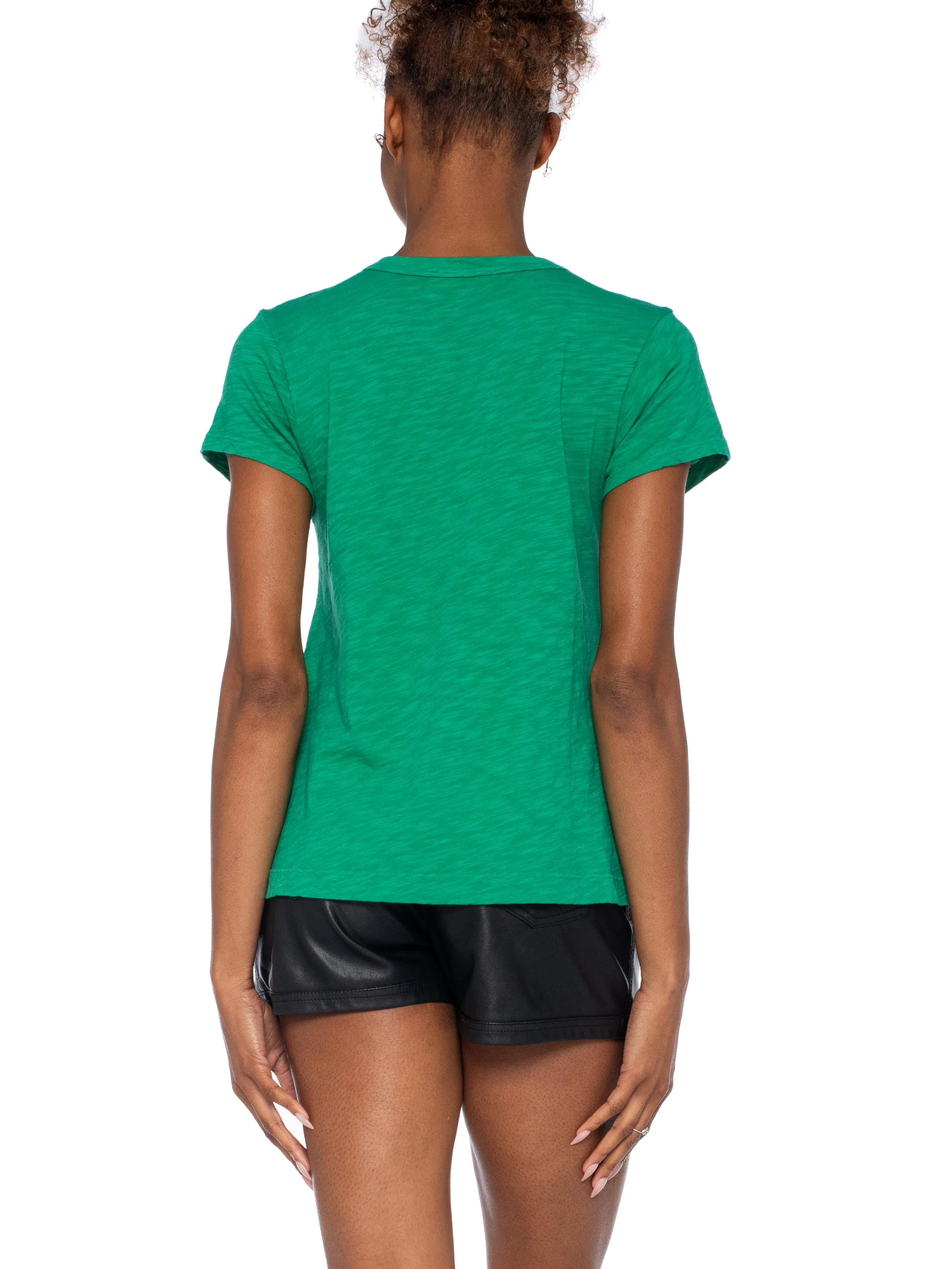 V-Neck Short Sleeve Baby- Baby Fit Tee