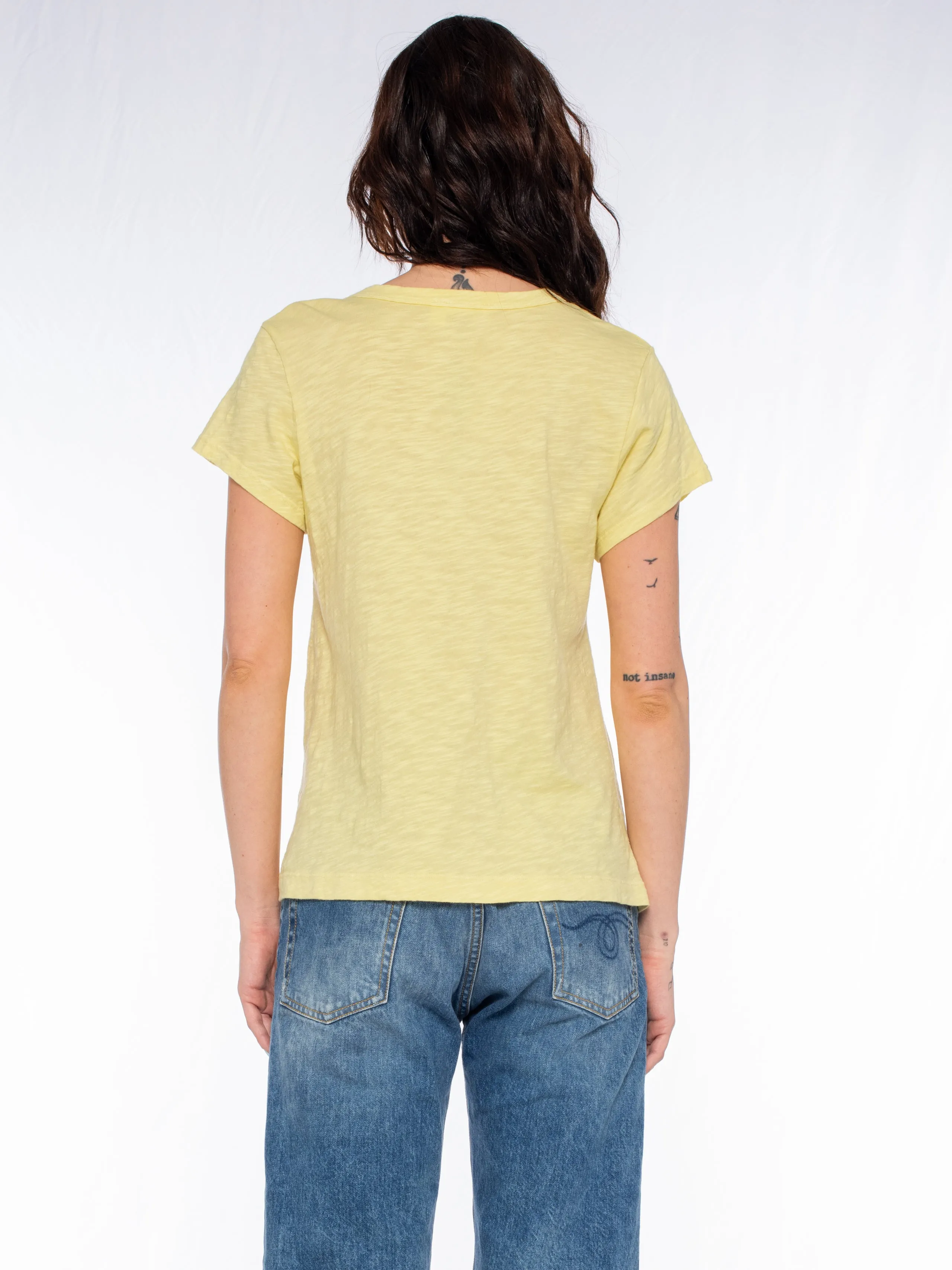 V-Neck Short Sleeve Baby- Baby Fit Tee
