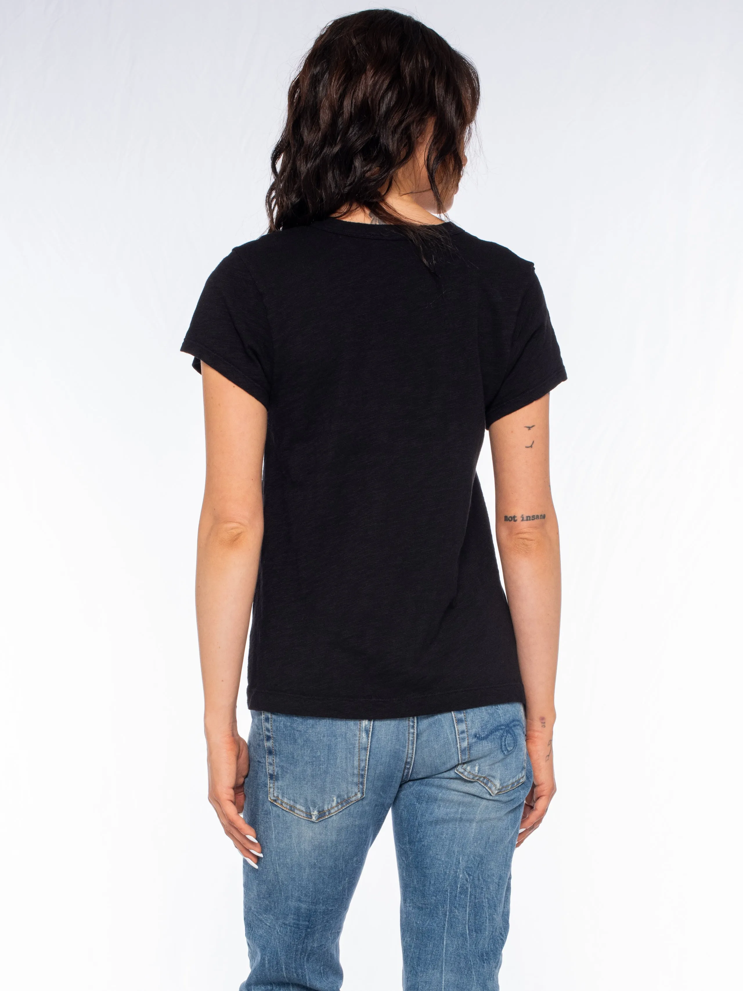 V-Neck Short Sleeve Baby- Baby Fit Tee
