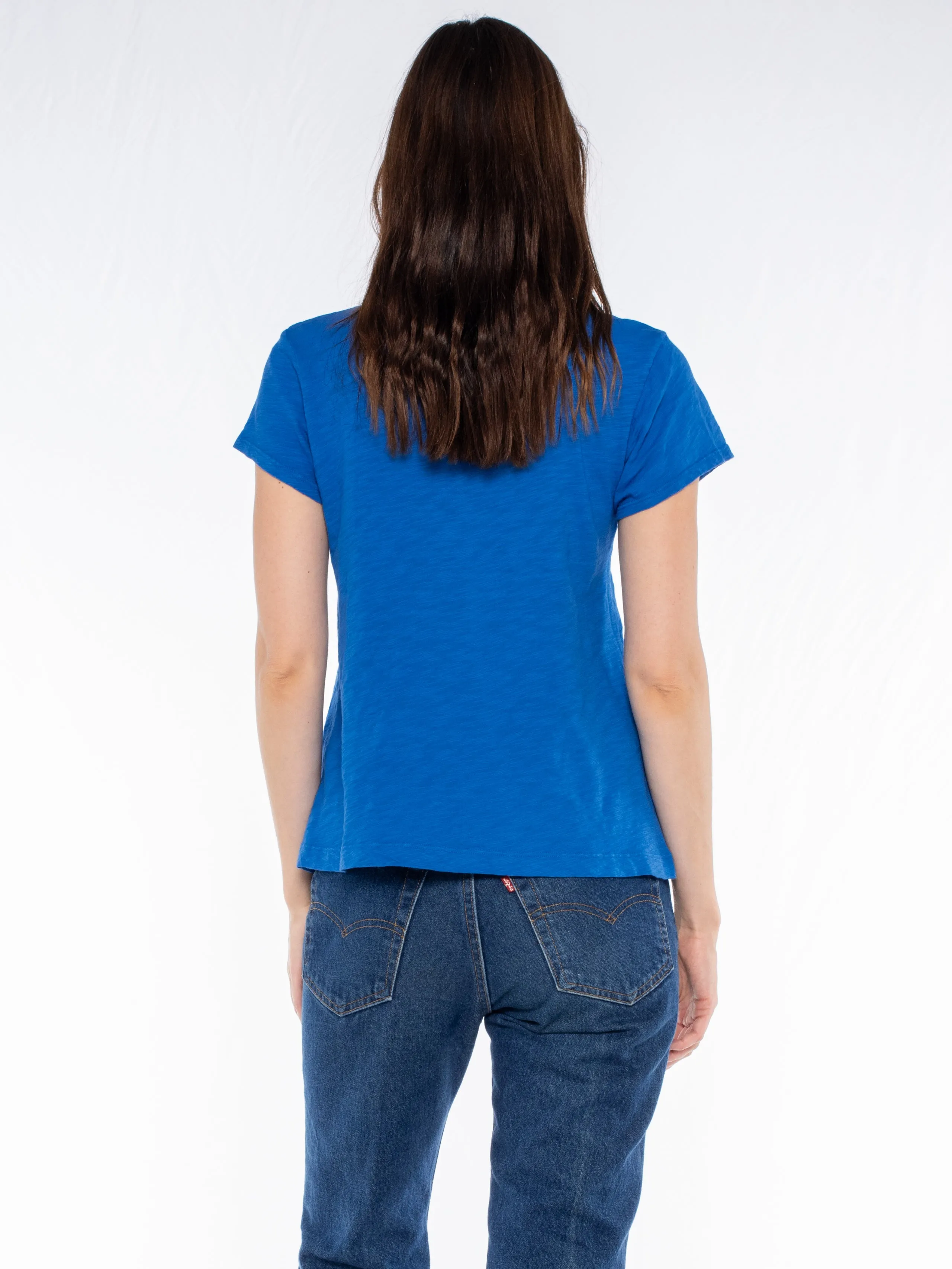 V-Neck Short Sleeve Baby- Baby Fit Tee