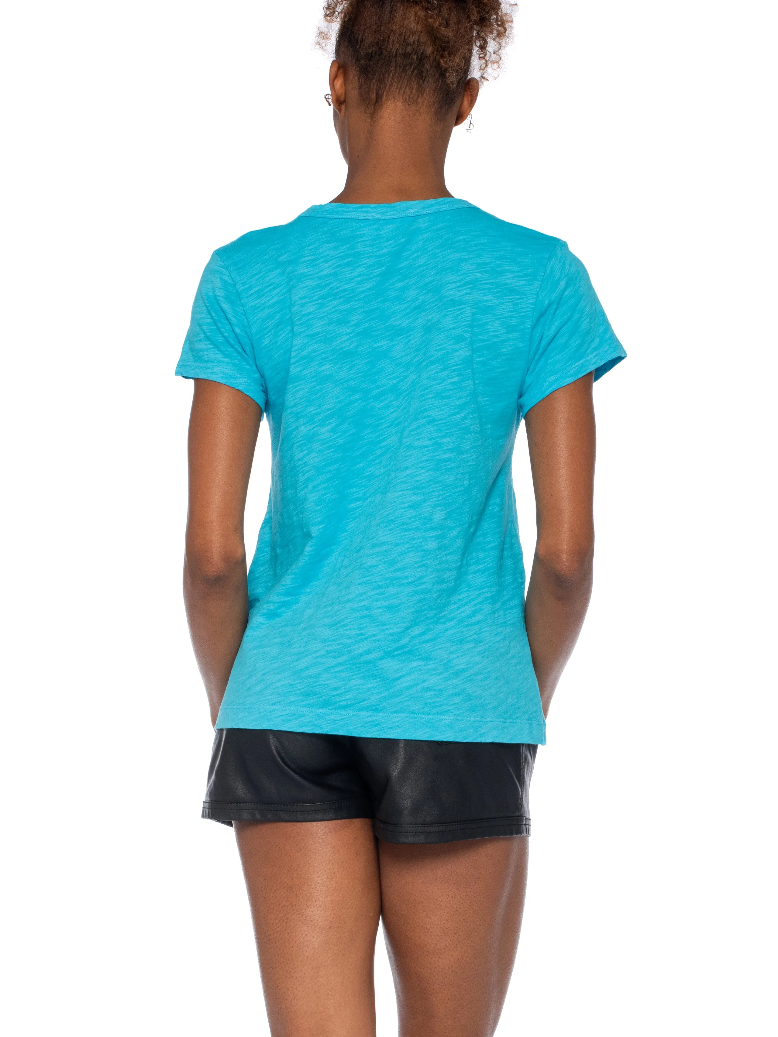 V-Neck Short Sleeve Baby- Baby Fit Tee