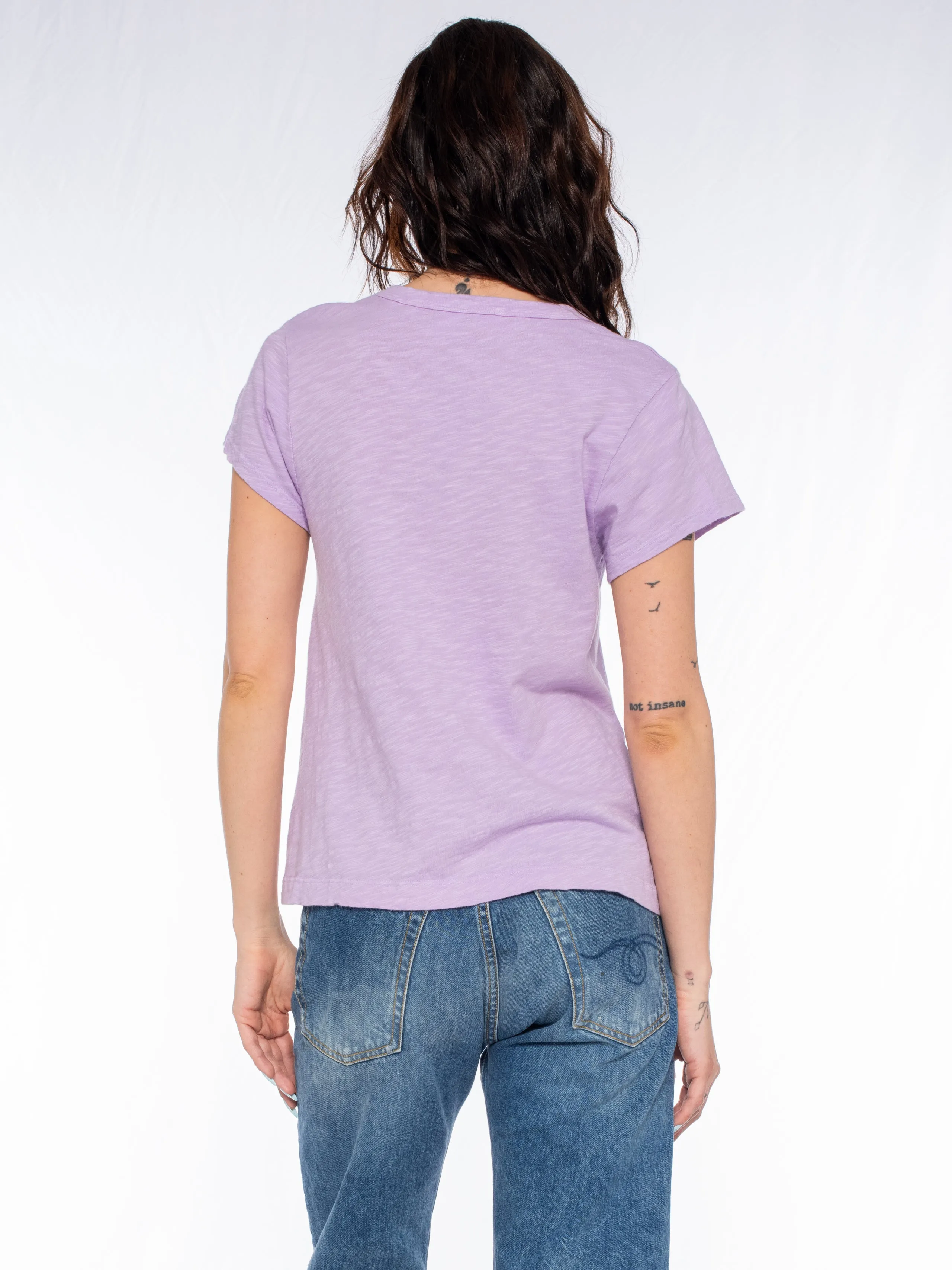V-Neck Short Sleeve Baby- Baby Fit Tee