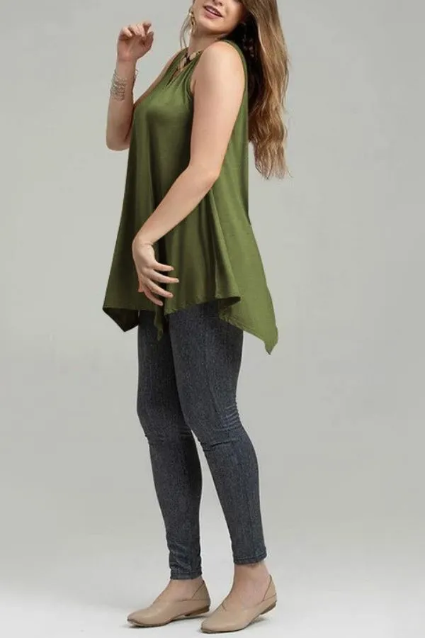 V Neck Sleeveless Camisoles