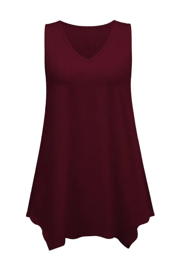 V Neck Sleeveless Camisoles