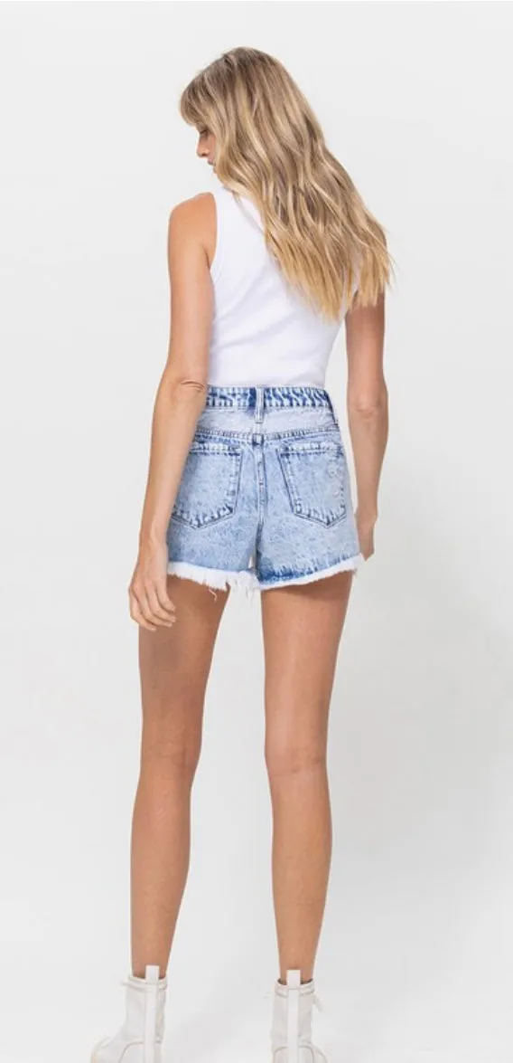 Vervet Denim Contrast Shorts