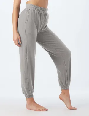 Vintage Oversized Jogger: Silver Fog