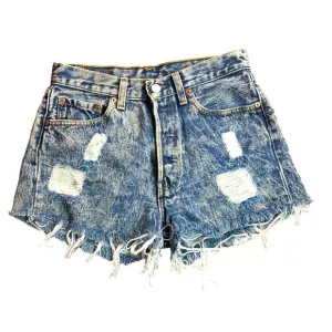 Vintage Levi’s Acid Wash Denim Cut Off Short | Made in America