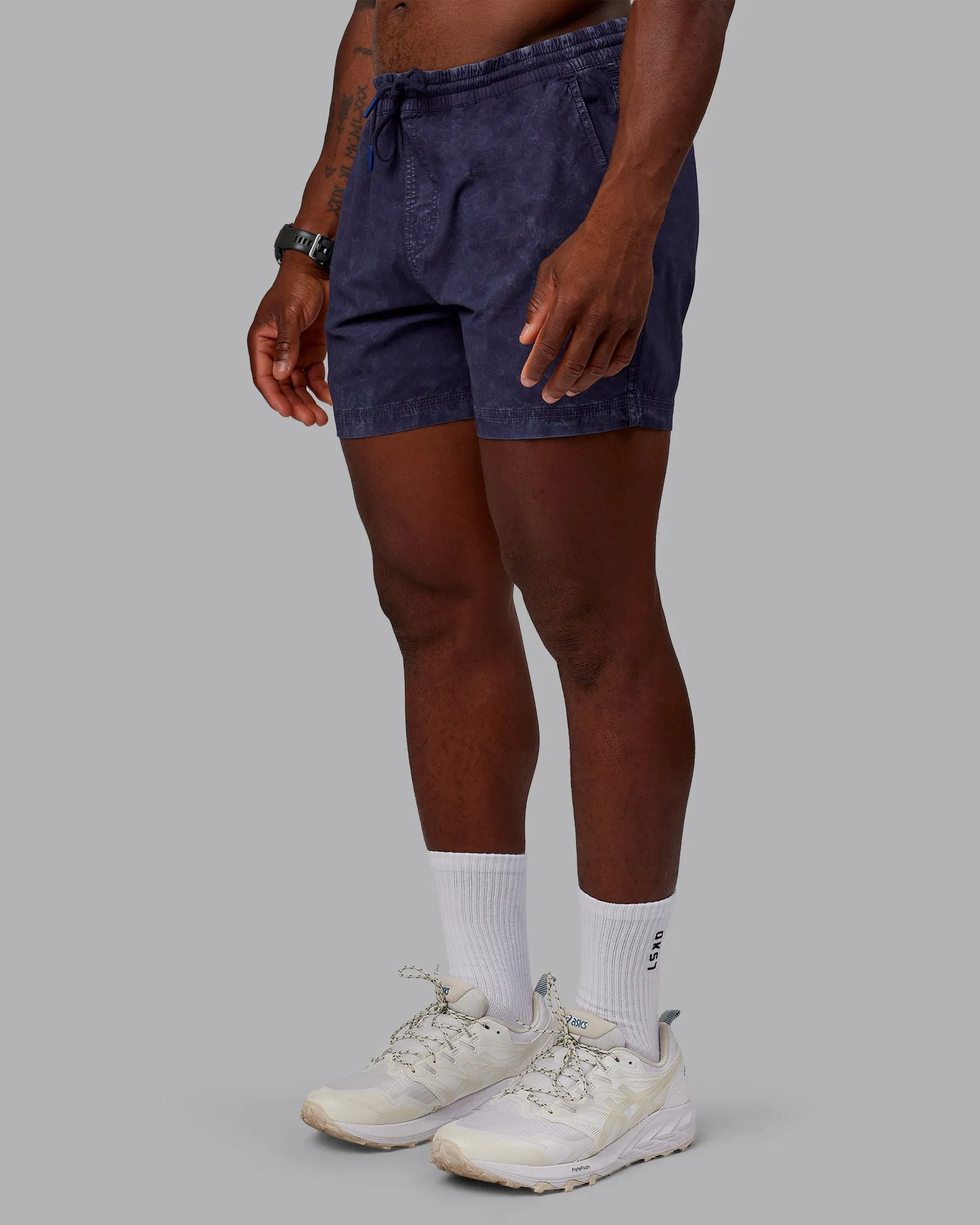 Washed Daily 5" Shorts - Midnight Blue