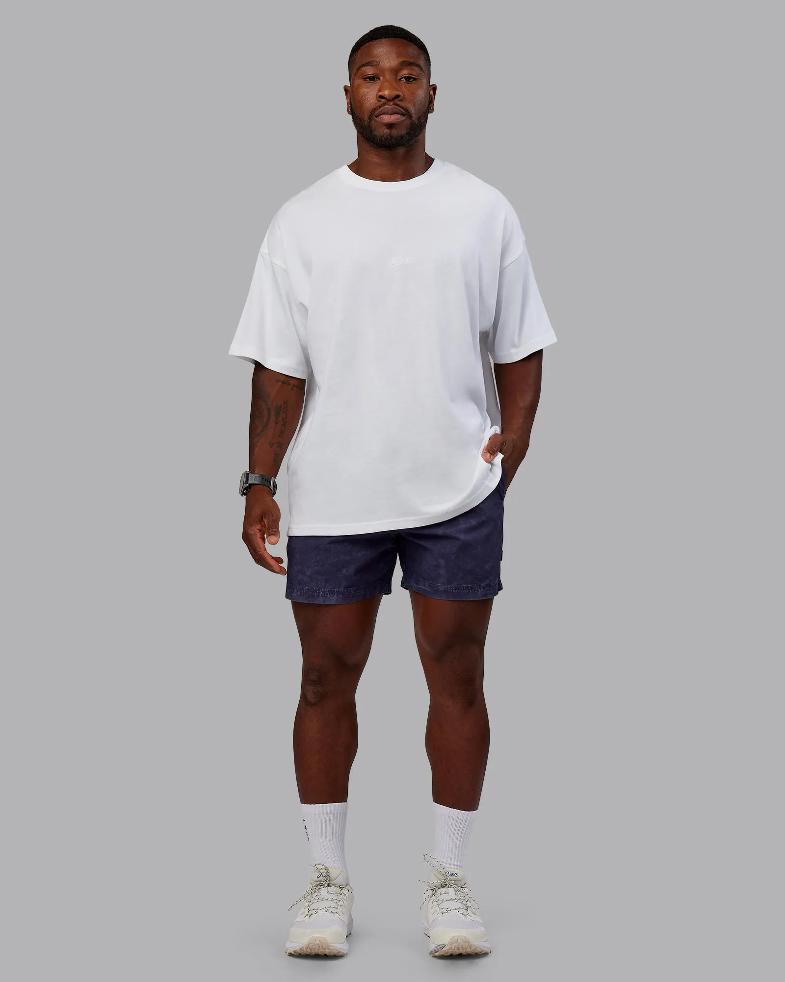 Washed Daily 5" Shorts - Midnight Blue