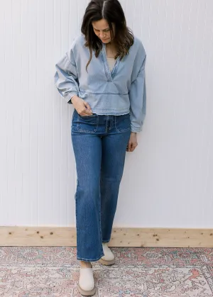 XZ Denim Blouse